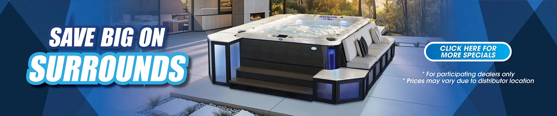 Calspas hot tub being used in a family setting - Greenville